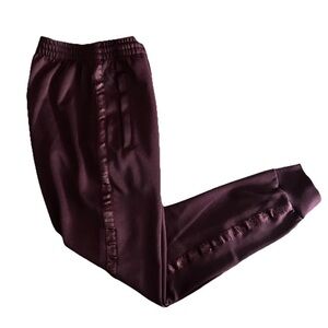 Boxraw Johnson Bottoms Pants Sweatpants Joggers Work Out Burgundy Women’s Small